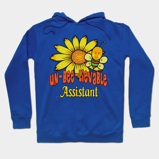 Unbelievable Assistant Sunflowers and Bees Hoodie by FabulouslyFestive